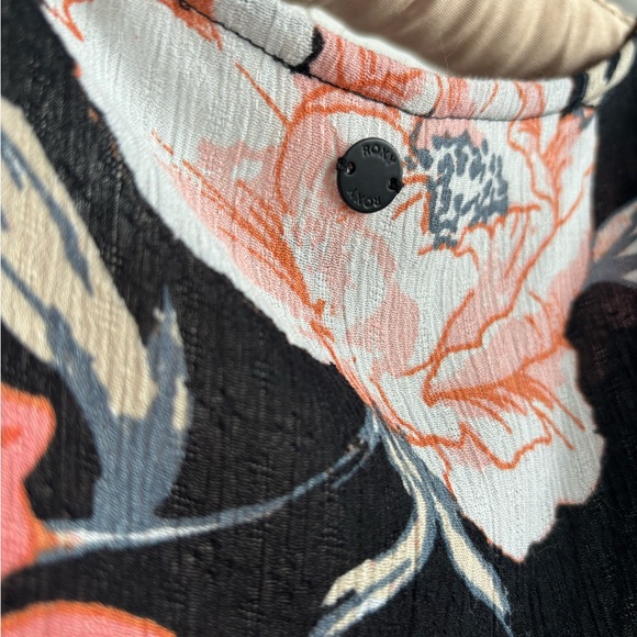 Roxy 2 piece floral sleeveless dress / romper/ bathing suit cover up - Picture 13 of 13